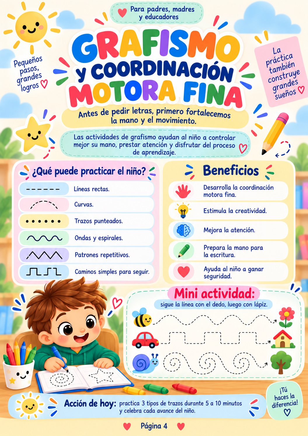 Grafismo y coordinación motora fina